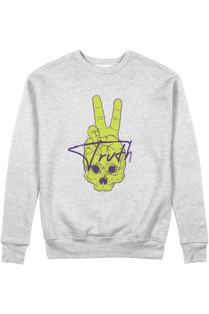 Peace n Trvth Organic Sweatshirt vegan, sustainable, organic streetwear, - TRVTH ORGANIC CLOTHING
