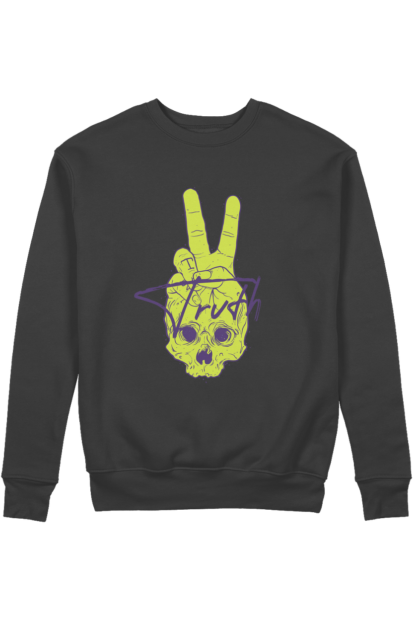 Peace n Trvth Organic Sweatshirt vegan, sustainable, organic streetwear, - TRVTH ORGANIC CLOTHING