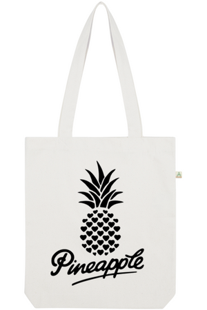 Pineapple Express Organic Tote Bag vegan, sustainable, organic streetwear, - TRVTH ORGANIC CLOTHING