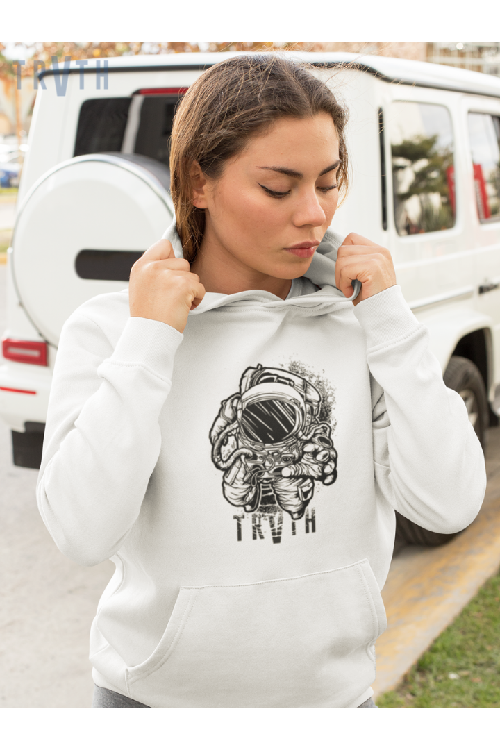 Astro Nautical Organic Hoodie vegan, sustainable, organic streetwear, - TRVTH ORGANIC CLOTHING