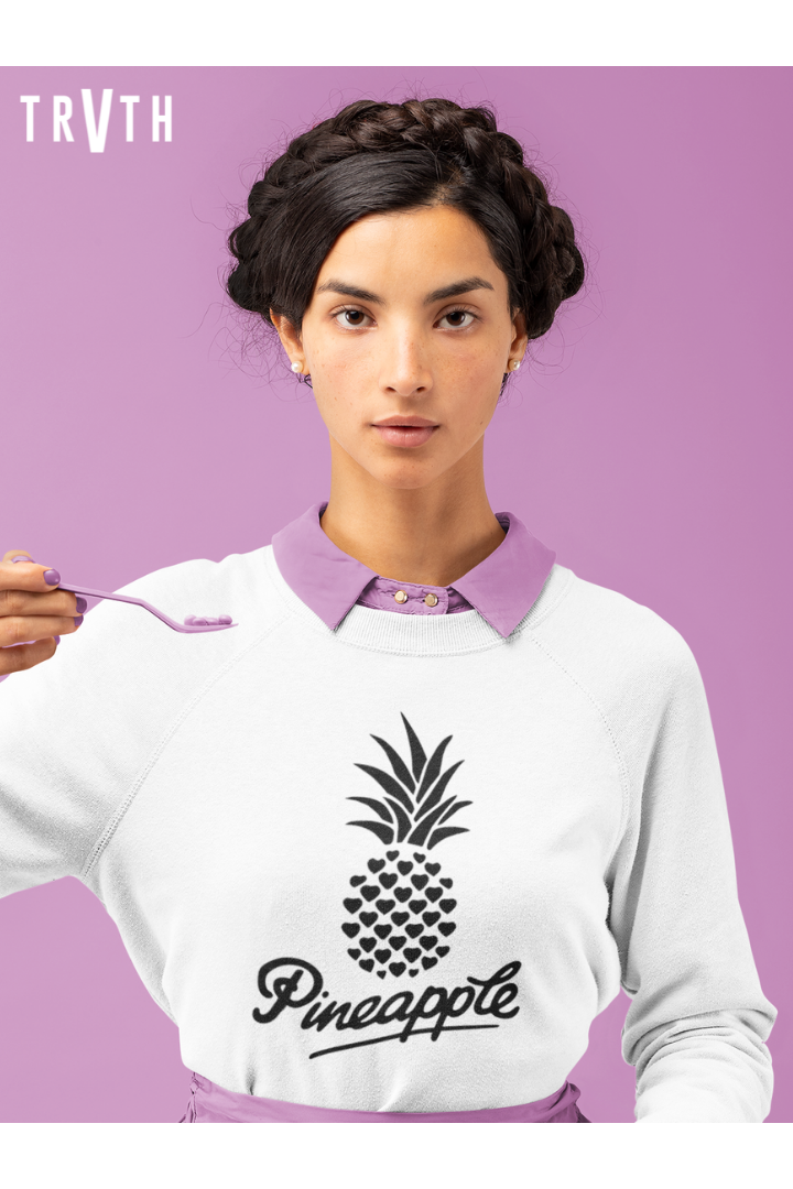 Pineapple Express Organic Sweatshirt vegan, sustainable, organic streetwear, - TRVTH ORGANIC CLOTHING