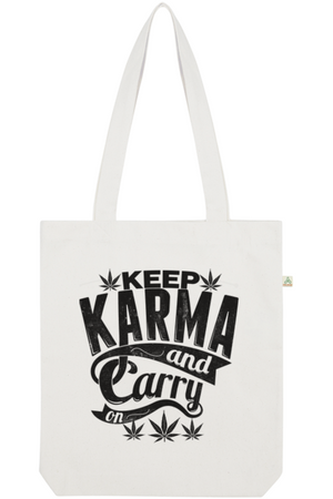 Keep Karma Organic Tote Bag vegan, sustainable, organic streetwear, - TRVTH ORGANIC CLOTHING