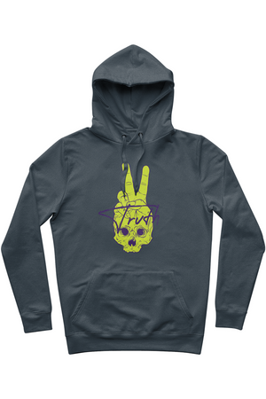 Peace n Trvth Organic Hoodie vegan, sustainable, organic streetwear, - TRVTH ORGANIC CLOTHING