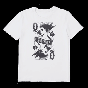 Queen of Spades Organic T-Shirt vegan, sustainable, organic streetwear, - TRVTH ORGANIC CLOTHING