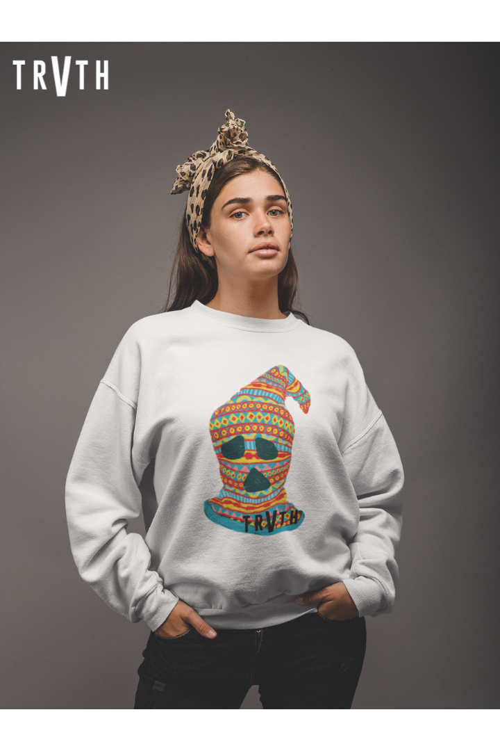 Balaclava Donny Organic Sweatshirt vegan, sustainable, organic streetwear, - TRVTH ORGANIC CLOTHING