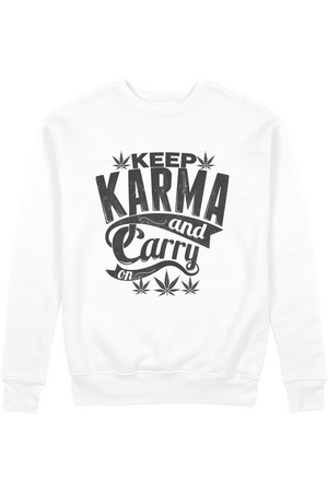 Keep Karma Organic Sweatshirt vegan, sustainable, organic streetwear, - TRVTH ORGANIC CLOTHING