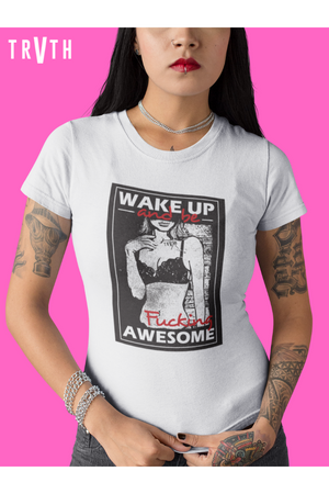 Sxxy Awesome Organic Womens T-Shirt vegan, sustainable, organic streetwear, - TRVTH ORGANIC CLOTHING