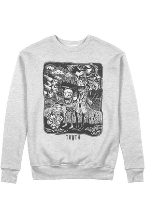 Afterparty People Organic Sweatshirt vegan, sustainable, organic streetwear, - TRVTH ORGANIC CLOTHING