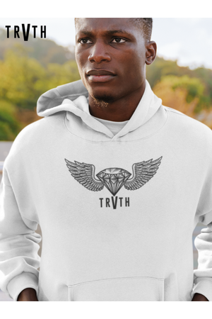 Guardian Angelo Organic Hoodie vegan, sustainable, organic streetwear, - TRVTH ORGANIC CLOTHING