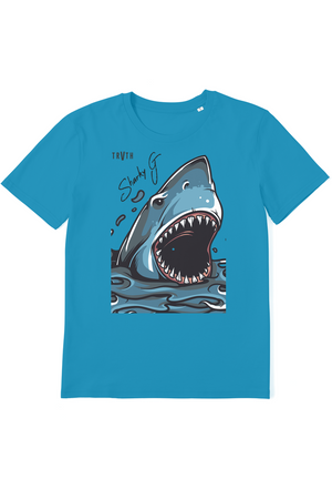 Sharky Gee Organic T-Shirt vegan, sustainable, organic streetwear, - TRVTH ORGANIC CLOTHING