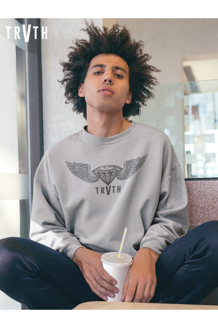 Guardian Angelo Organic Sweatshirt vegan, sustainable, organic streetwear, - TRVTH ORGANIC CLOTHING