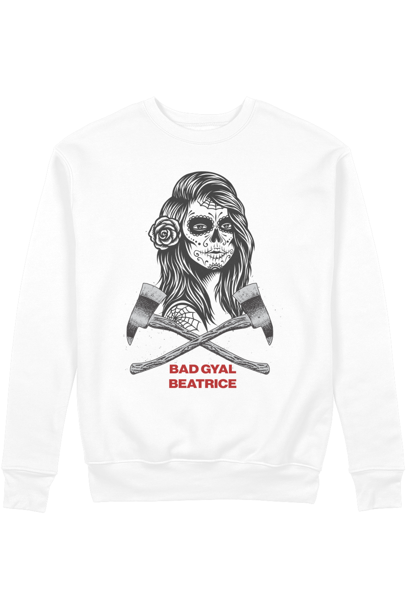 Bad Gyal Beatrice Organic Sweatshirt vegan, sustainable, organic streetwear, - TRVTH ORGANIC CLOTHING