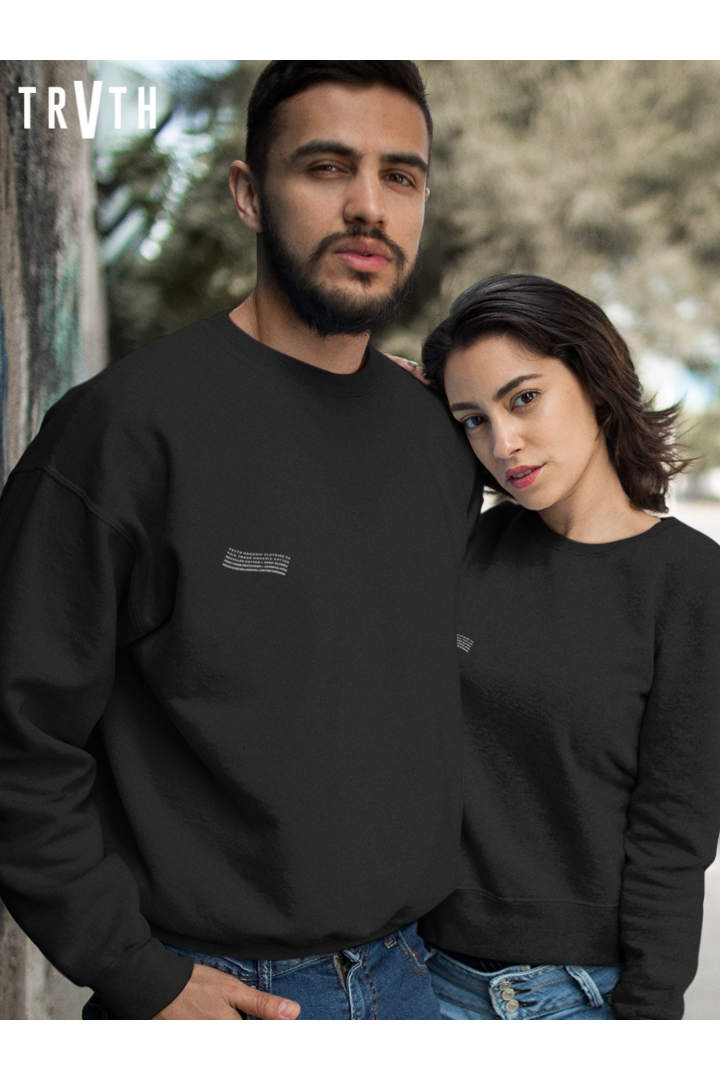 BLVNKS Organic Sweatshirt vegan, sustainable, organic streetwear, - TRVTH ORGANIC CLOTHING