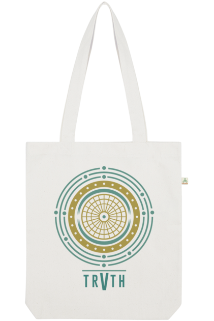 Trve Mandala Organic Tote Bag vegan, sustainable, organic streetwear, - TRVTH ORGANIC CLOTHING