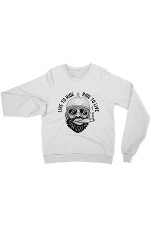 Ride to Live Classic Sweatshirt vegan, sustainable, organic streetwear, - TRVTH ORGANIC CLOTHING