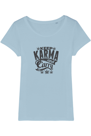 Keep Karma Organic Womens T-Shirt vegan, sustainable, organic streetwear, - TRVTH ORGANIC CLOTHING