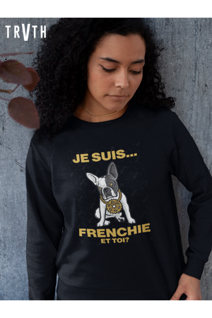 Je Suis Frenchie Organic Sweatshirt vegan, sustainable, organic streetwear, - TRVTH ORGANIC CLOTHING