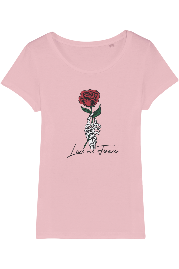 Love Me Forever Organic Womens T-Shirt vegan, sustainable, organic streetwear, - TRVTH ORGANIC CLOTHING