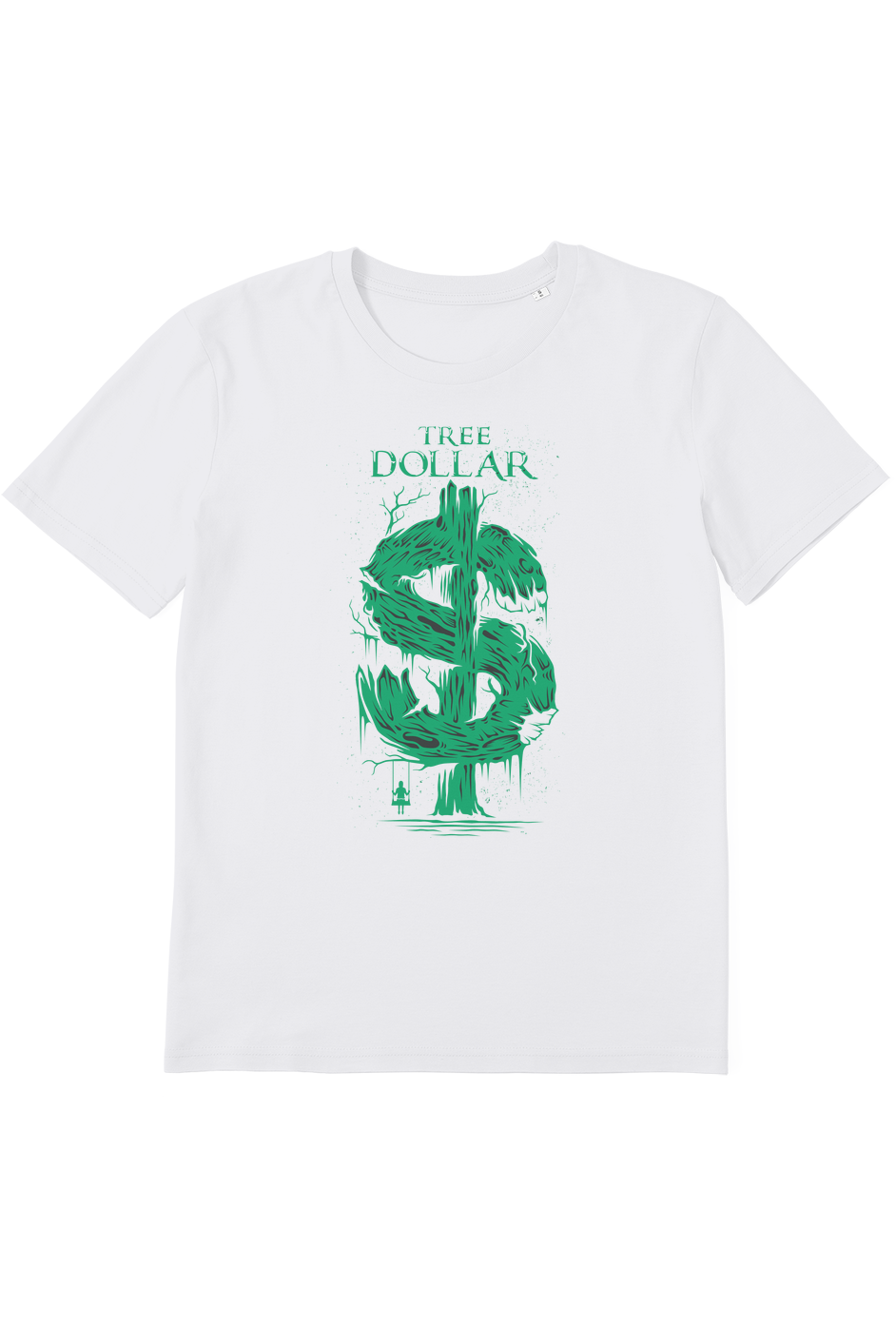 Tree Dollar Organic T-Shirt vegan, sustainable, organic streetwear, - TRVTH ORGANIC CLOTHING