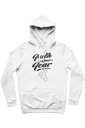 Faith Over Fear Organic Hoodie vegan, sustainable, organic streetwear, - TRVTH ORGANIC CLOTHING