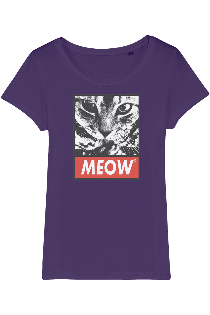 Meow Meow Organic Womens T-Shirt vegan, sustainable, organic streetwear, - TRVTH ORGANIC CLOTHING