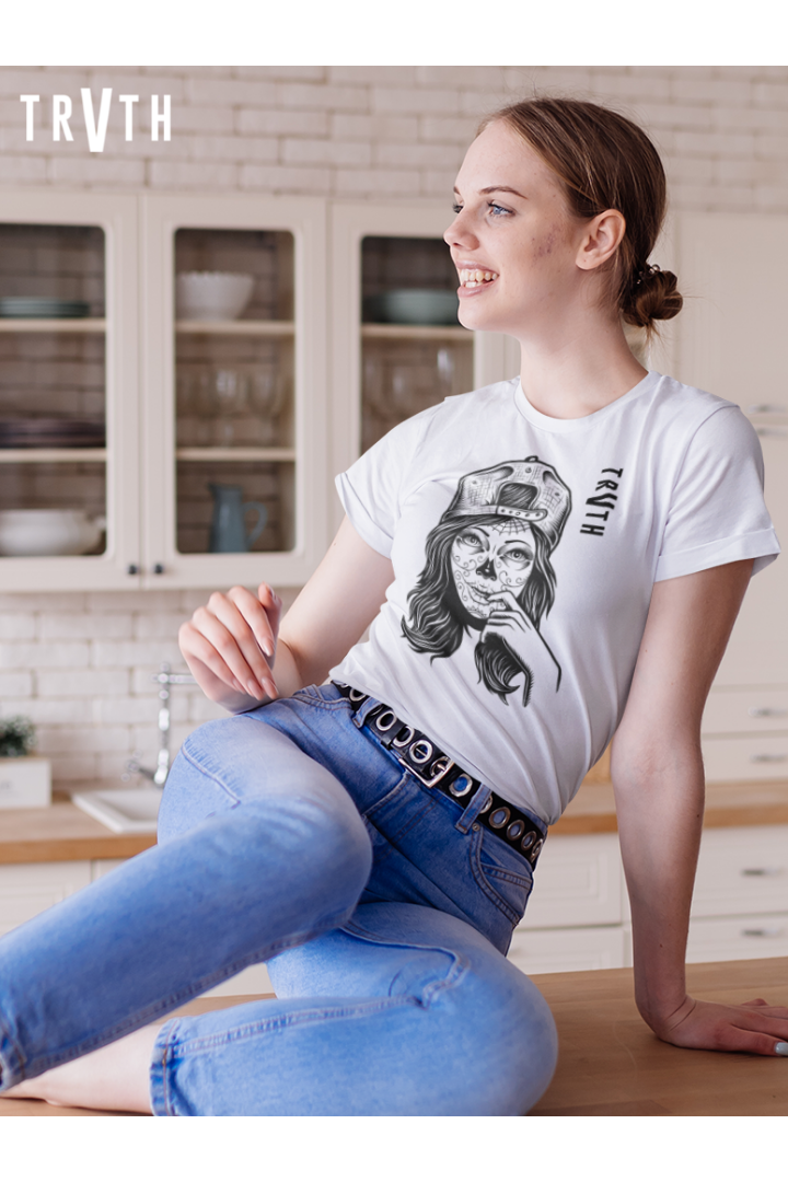 Tattoo Tears Organic Womens T-Shirt vegan, sustainable, organic streetwear, - TRVTH ORGANIC CLOTHING