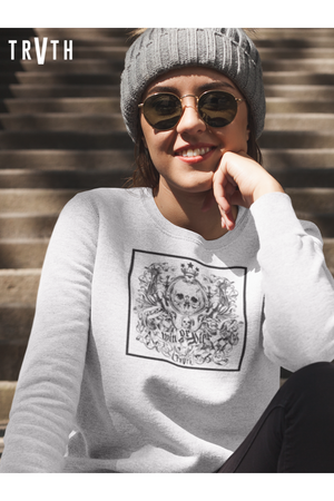 Get Rich Organic Sweatshirt vegan, sustainable, organic streetwear, - TRVTH ORGANIC CLOTHING