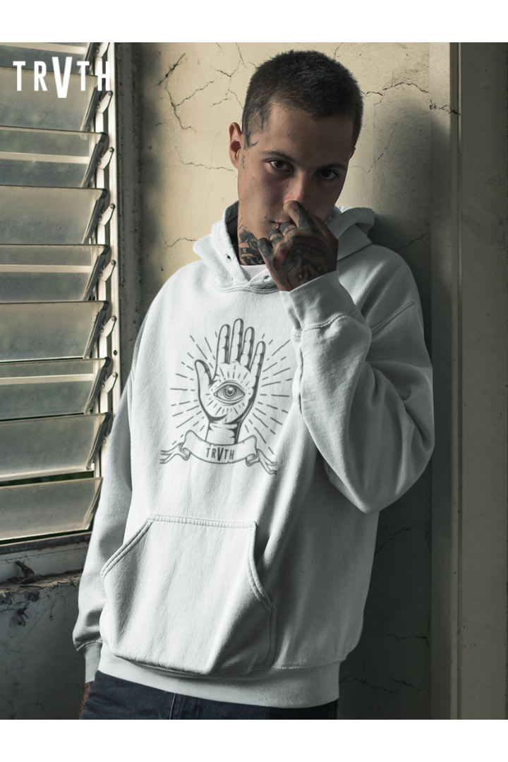 Third Eye Organic Hoodie vegan, sustainable, organic streetwear, - TRVTH ORGANIC CLOTHING