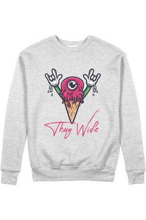 Thug Wife Organic Sweatshirt vegan, sustainable, organic streetwear, - TRVTH ORGANIC CLOTHING