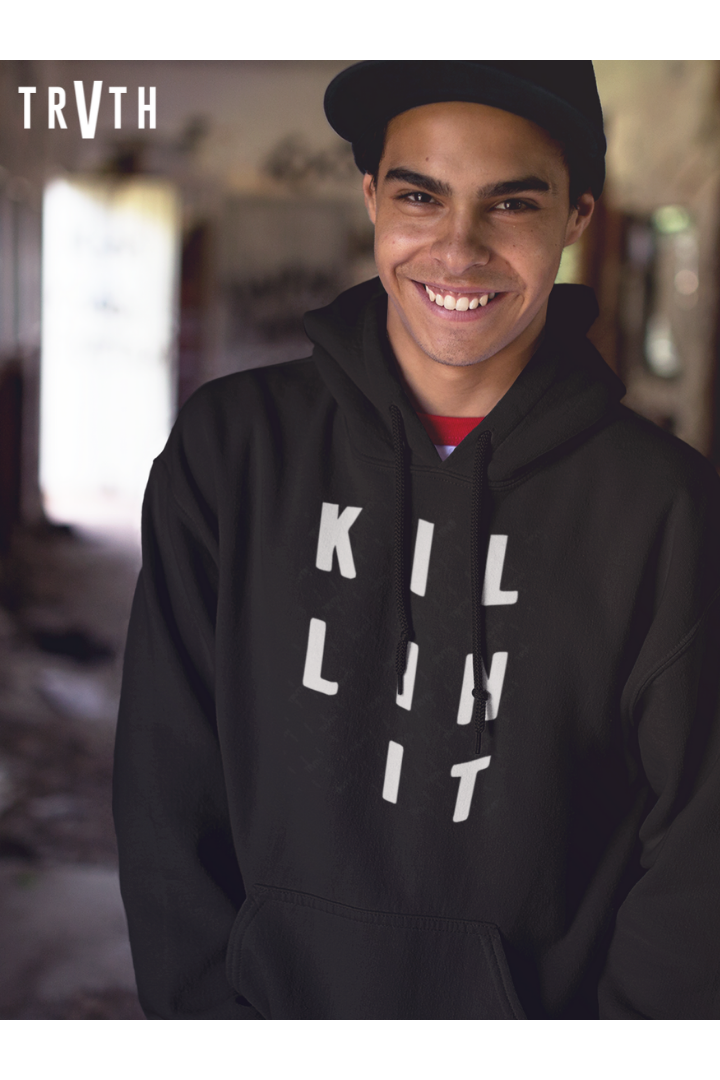 Killin It Organic Hoodie vegan, sustainable, organic streetwear, - TRVTH ORGANIC CLOTHING