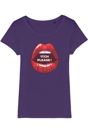 Itch Please Organic Womens T-Shirt vegan, sustainable, organic streetwear, - TRVTH ORGANIC CLOTHING