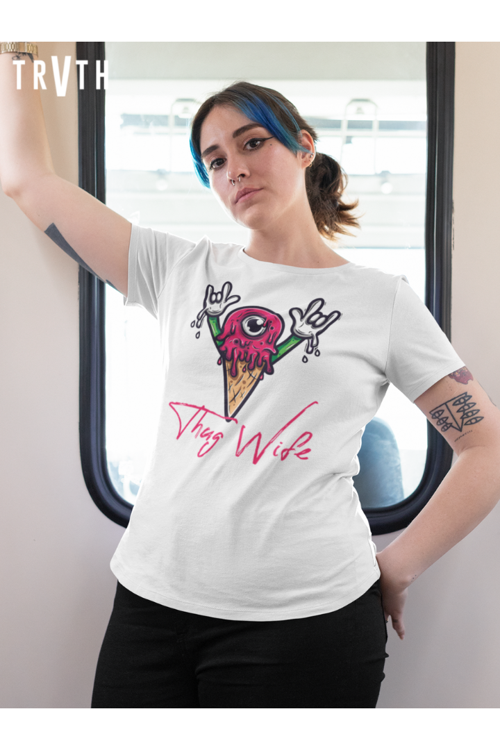 Thug Wife Organic T-Shirt vegan, sustainable, organic streetwear, - TRVTH ORGANIC CLOTHING