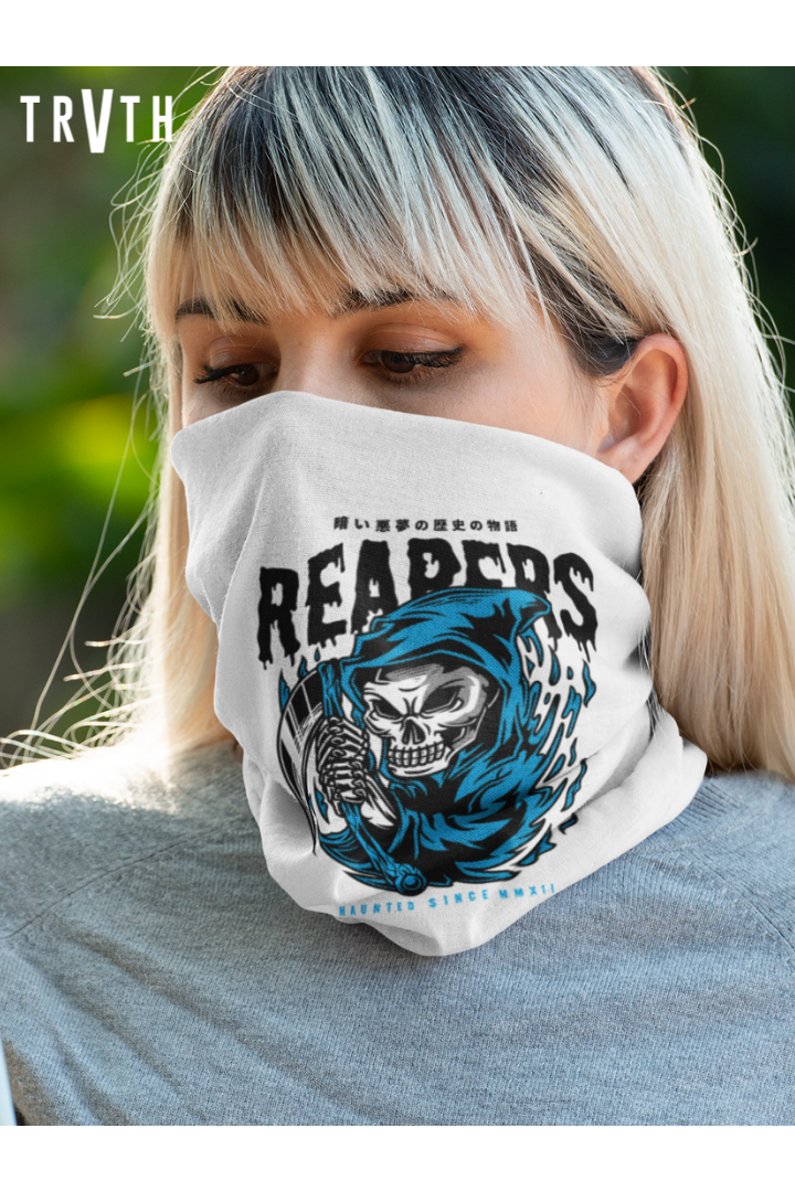 Reapers Neck Gaiter vegan, sustainable, organic streetwear, - TRVTH ORGANIC CLOTHING