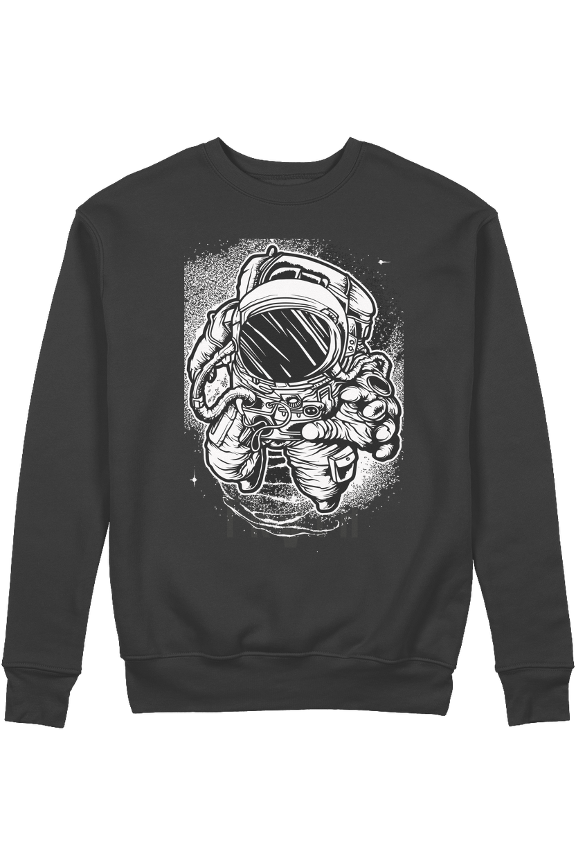 Astro Nautical Organic Sweatshirt vegan, sustainable, organic streetwear, - TRVTH ORGANIC CLOTHING