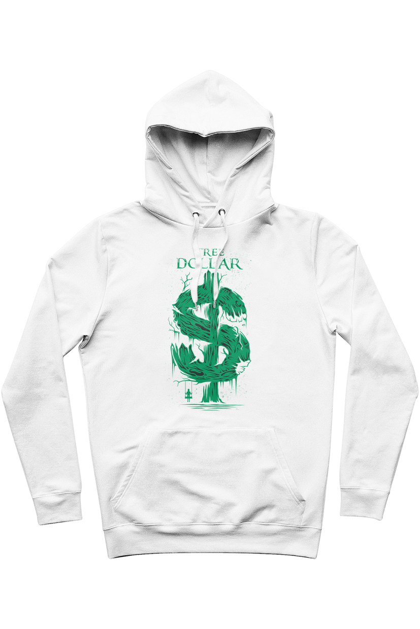 Tree Dollar Organic Hoodie vegan, sustainable, organic streetwear, - TRVTH ORGANIC CLOTHING