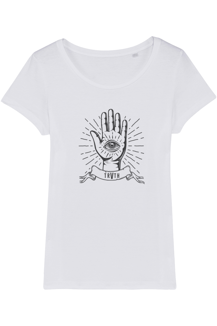 Third Eye Organic Womens T-Shirt vegan, sustainable, organic streetwear, - TRVTH ORGANIC CLOTHING