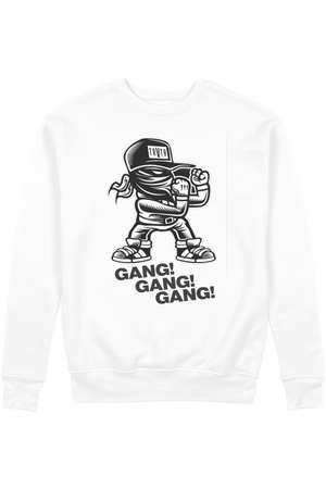 Gang Gang Gang! Organic Sweatshirt vegan, sustainable, organic streetwear, - TRVTH ORGANIC CLOTHING