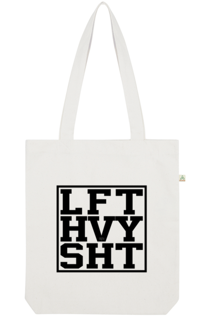 Lift Heavy Ish Organic Tote Bag vegan, sustainable, organic streetwear, - TRVTH ORGANIC CLOTHING