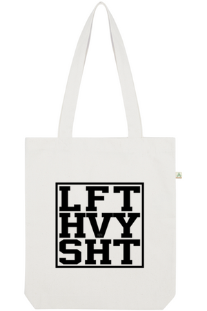 Lift Heavy Ish Organic Tote Bag vegan, sustainable, organic streetwear, - TRVTH ORGANIC CLOTHING