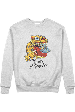 Little Monster Organic Sweatshirt vegan, sustainable, organic streetwear, - TRVTH ORGANIC CLOTHING