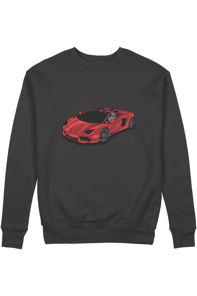 Ferrari F40 Organic Sweatshirt vegan, sustainable, organic streetwear, - TRVTH ORGANIC CLOTHING