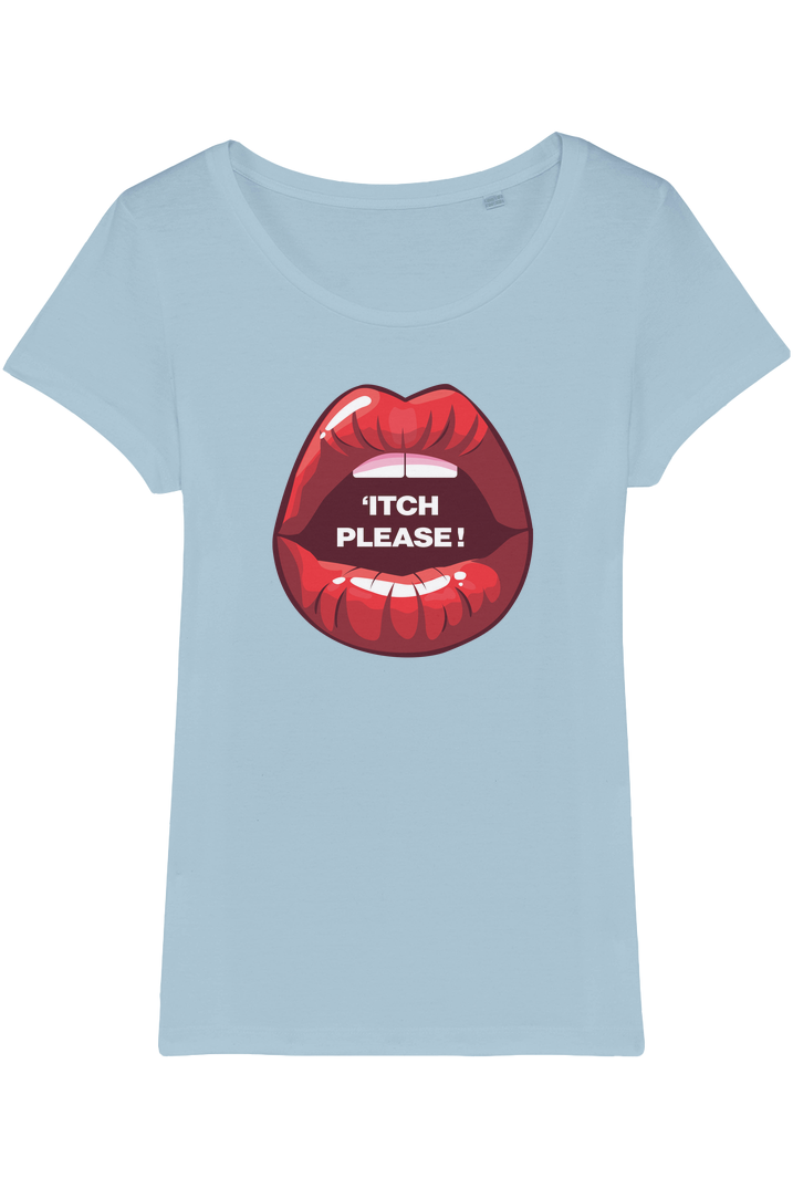 Itch Please Organic Womens T-Shirt vegan, sustainable, organic streetwear, - TRVTH ORGANIC CLOTHING