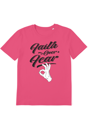 Faith Over Fear Organic T-Shirt vegan, sustainable, organic streetwear, - TRVTH ORGANIC CLOTHING
