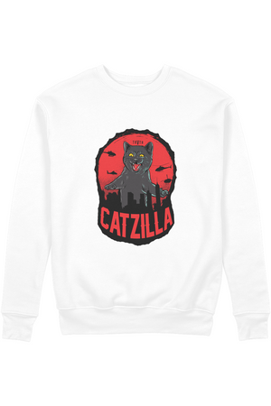 Catzilla Organic Sweatshirt vegan, sustainable, organic streetwear, - TRVTH ORGANIC CLOTHING