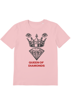 Queen of Diamonds Organic T-Shirt vegan, sustainable, organic streetwear, - TRVTH ORGANIC CLOTHING