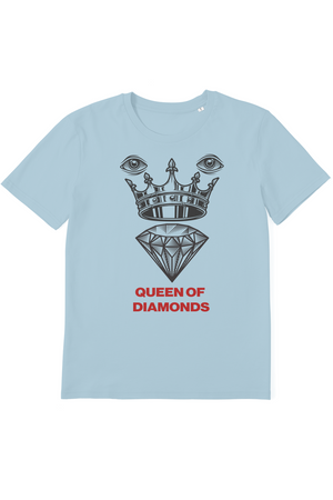 Queen of Diamonds Organic T-Shirt vegan, sustainable, organic streetwear, - TRVTH ORGANIC CLOTHING