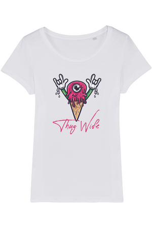 Thug Wife Organic Womens T-Shirt vegan, sustainable, organic streetwear, - TRVTH ORGANIC CLOTHING