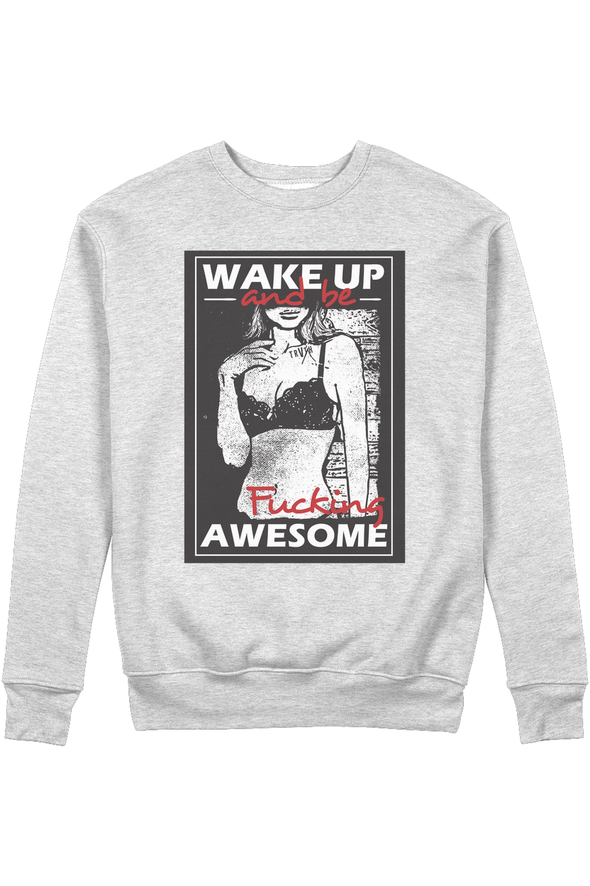 Sxxy Awesome Organic Sweatshirt vegan, sustainable, organic streetwear, - TRVTH ORGANIC CLOTHING