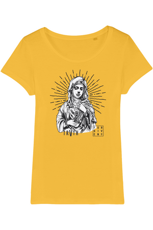 Forgiven Organic Womens T-Shirt vegan, sustainable, organic streetwear, - TRVTH ORGANIC CLOTHING