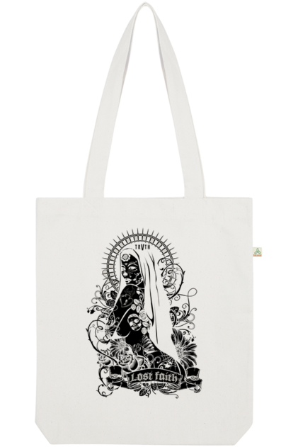 Lost Faith Organic Tote Bag vegan, sustainable, organic streetwear, - TRVTH ORGANIC CLOTHING